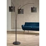 Floor Lamps | Eggplant Polyester Black Bronze Floor Lamp | brandowstore.com