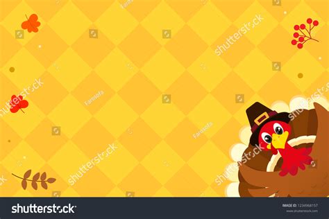 Happy Thanksgiving Background Vector Illustration Turkey Stock Vector ...