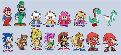 DIC Cartoon Style - Mario Sonic Split Series by Abbysek on DeviantArt