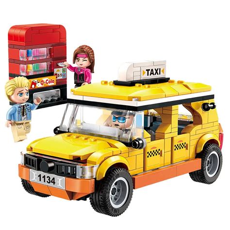 S Model Compatible with Lego B01134 322Pcs TAXI Models Building Kits Blocks Toys Hobby Hobbies ...