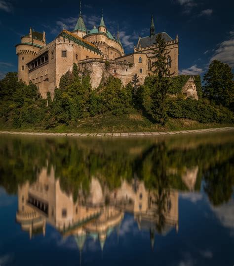 bojnice castle, outdoors, built structure, cloud - sky, lock, teal ...