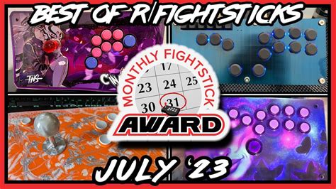 Monthly Fightstick Award - July 2023 - Best of r/fightsticks - YouTube