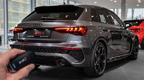 2023 Audi RS3 Sportback Daytona Gray Pearl Effect - Sound & Visual ...