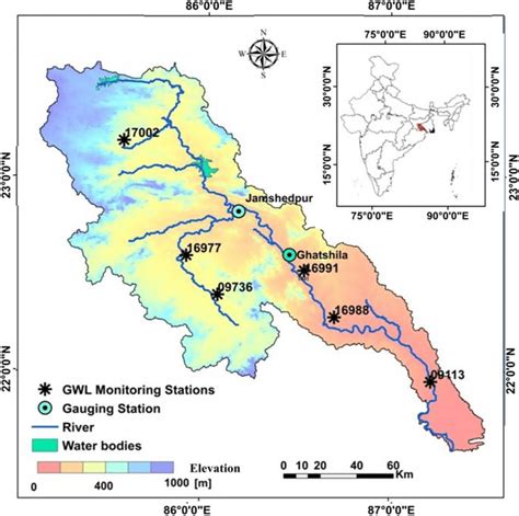 Index map of Subarnarekha river basin | Download Scientific Diagram