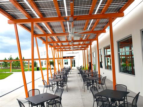 LSX Solar Walkway and Canopies for NeoCity Academy - Lumos Solar