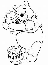 Pooh And Honey Coloring Page  Download Print Or Color Online For Free sketch template