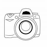 Slr Camera Coloring Pages For Kids  Download Printable sketch template