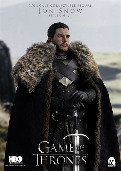 Game of Thrones - Jon Snow (Season 8) 1/6 Scale Figure by ThreeZero ...