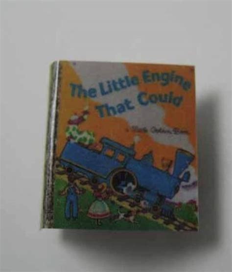 Children's Book the Little Engine That Could Dollhouse Miniature 1:12 Scale - Etsy