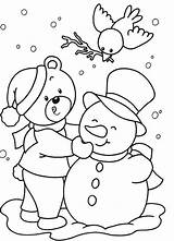 Free Winter Coloring Pages For Kids Printable  Home sketch template