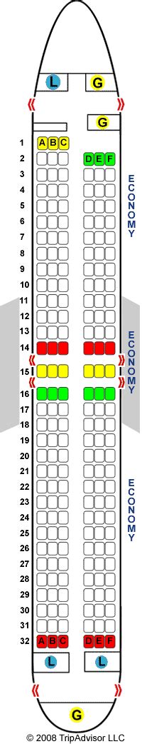 SeatGuru Seat Map SpiceJet Boeing 737-800 (738)