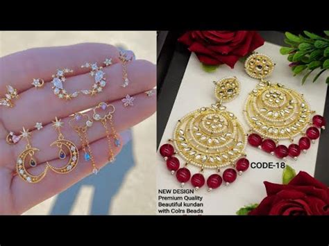 Latest earrings design 2021 | Meesho earrings haul | Trendy jewellery | Dream Fashion Ideas ...