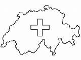 Easy Switzerland Map Coloring Page  Free Printable Pages For Kids sketch template