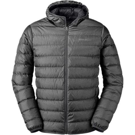 Eddie Bauer Men’s CirrusLite Hooded Down Jacket(Regular Dark Smoke) - Eddie Bauer