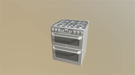 GE Cafe 30" Freestanding Gas Range - Download Free 3D model by allenbranch [663fe41] - Sketchfab