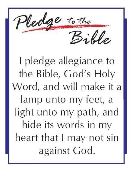 Pin by Judy on BIBLE | Pledge to the christian flag, Christian flag, Bible school