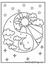 15 Sun And Moon Coloring Pages 100% Free Printables sketch template