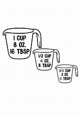Measuring Cup Template Svg sketch template