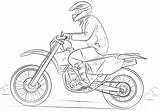 Raptor Riding Dirt Bike Coloring Page  Free Printable Pages sketch template