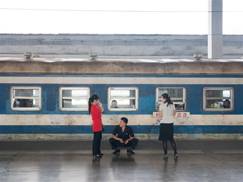 Pictures of a train ride through North Korea