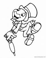 Jiminy Cricket Coloring Pages Home Sketch Page sketch template