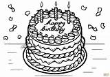 Birthday Cake Free Printable Coloring Pages sketch template