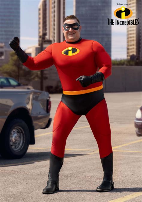 Disney The Incredibles Plus Size Deluxe Mr. Incredible Costume | Disney Costumes