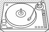 Disc Jockey Coloring Book Phonograph Record DJ Mixer PNG Clipart  sketch template