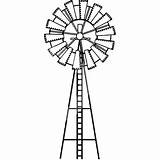 Windmill Coloring Pages Dutch Printable Clipart Color Structures  sketch template