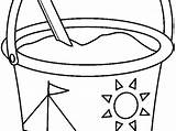 Printable Pail And Shovel Coloring Pages sketch template