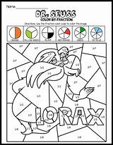 Dr Seuss Characters Coloring Page sketch template