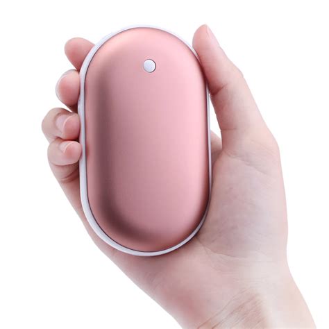 Mini USB Hand Warmer Power Bank 5000mAh Handheld Pocket Heating External Battery Powerbank Smart ...