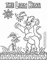 Coloring Page 7 Lion King sketch template