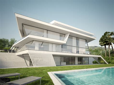 Architectural Rendering | Architectural rendering of a single house in Barcelona.