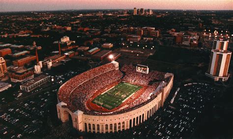 Ohio State Football Stadium At Night