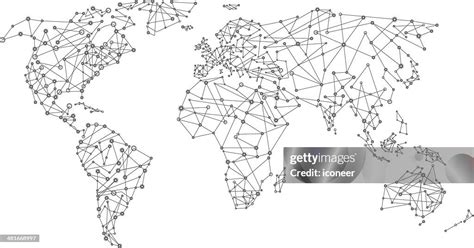 World Network Map High-Res Vector Graphic - Getty Images