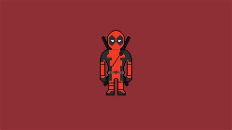 Pixel Deadpool Art Wallpaper,HD Superheroes Wallpapers,4k Wallpapers ...