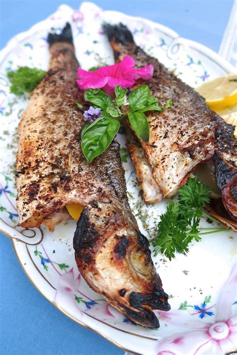 Scrumpdillyicious: Whole Grilled Branzino with Ginger and Lemon