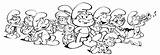 Smurfs Puffi Pitufos Coloriage Schtroumpf Smrkci Colorir Smerfy  sketch template