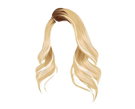 Blonde hair png transparent picture