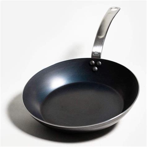 Blue Carbon Steel Frying Pan | Carbon steel pan, Carbon steel, Carbon ...