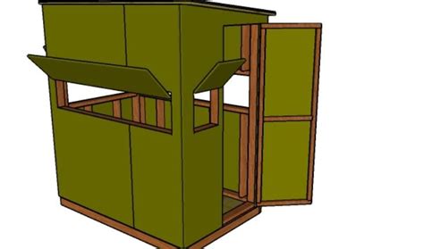 4x6 Shooting House Plans | HowToSpecialist - How to Build, Step by Step ...