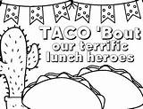 FREEBIE School Lunch Hero Day / Cafeteria Staff Appreciation Coloring  sketch template