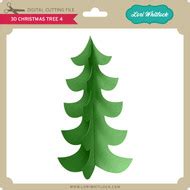 3D Christmas Tree - Lori Whitlock's SVG Shop