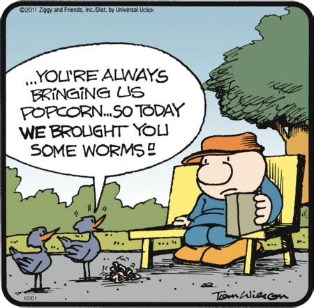 Ziggy Comic Strip, October 01, 2011 on GoComics.com | Ziggy cartoon, Ziggy, Classic cartoon ...