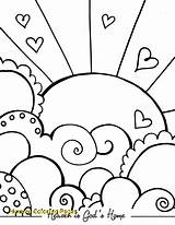 Gates Into Heaven Coloring Page Pages sketch template
