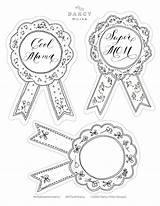 Mothers Day Award Ribbons  Darcy Miller Designs sketch template