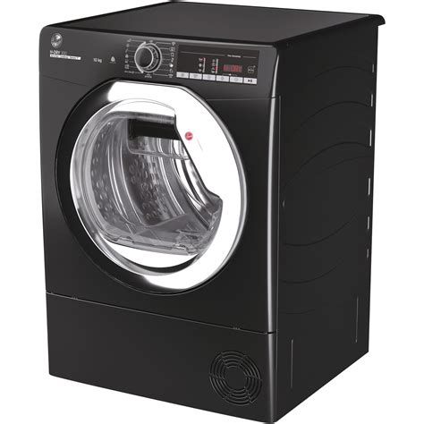 Hoover 10kg Condenser Tumble Dryer- Black HLEC10TCEB-80 | Appliances Direct