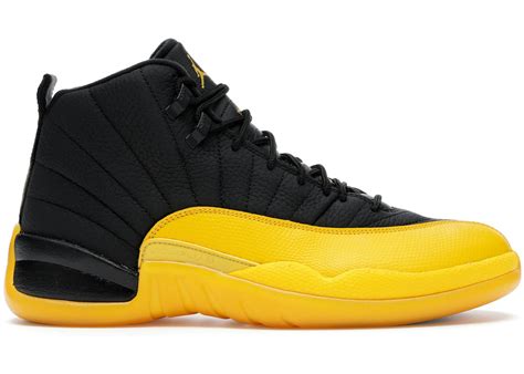 Jordan 12 Retro Black University Gold - 130690-070