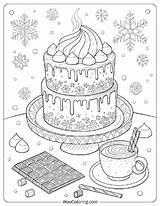 36 Cake Coloring Pages Free PDF To Print  Woo sketch template